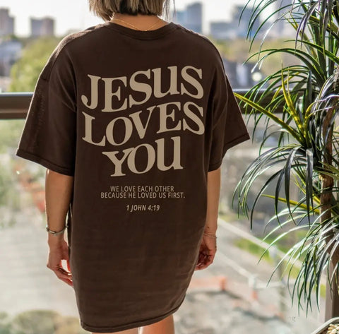 Jesus Loves you shirt women
