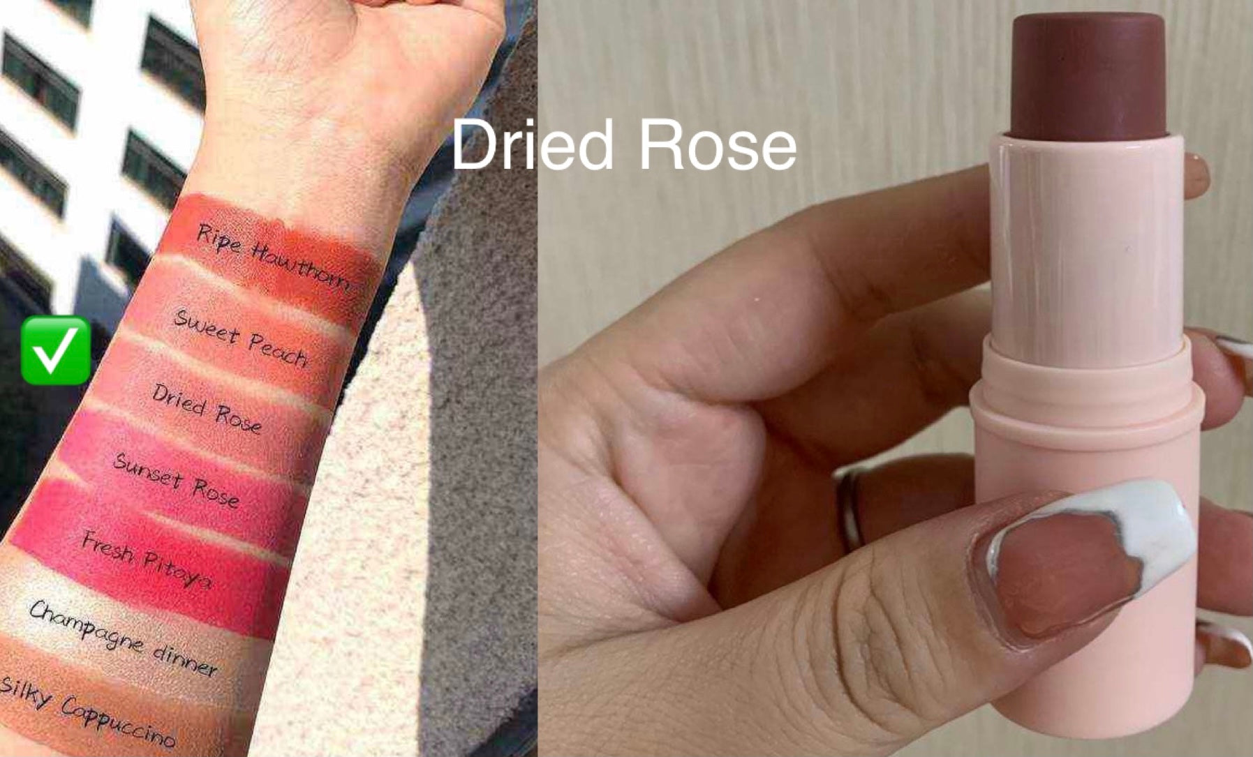 Vegan & Organic blush/ Contour stick