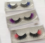 Color false lashes