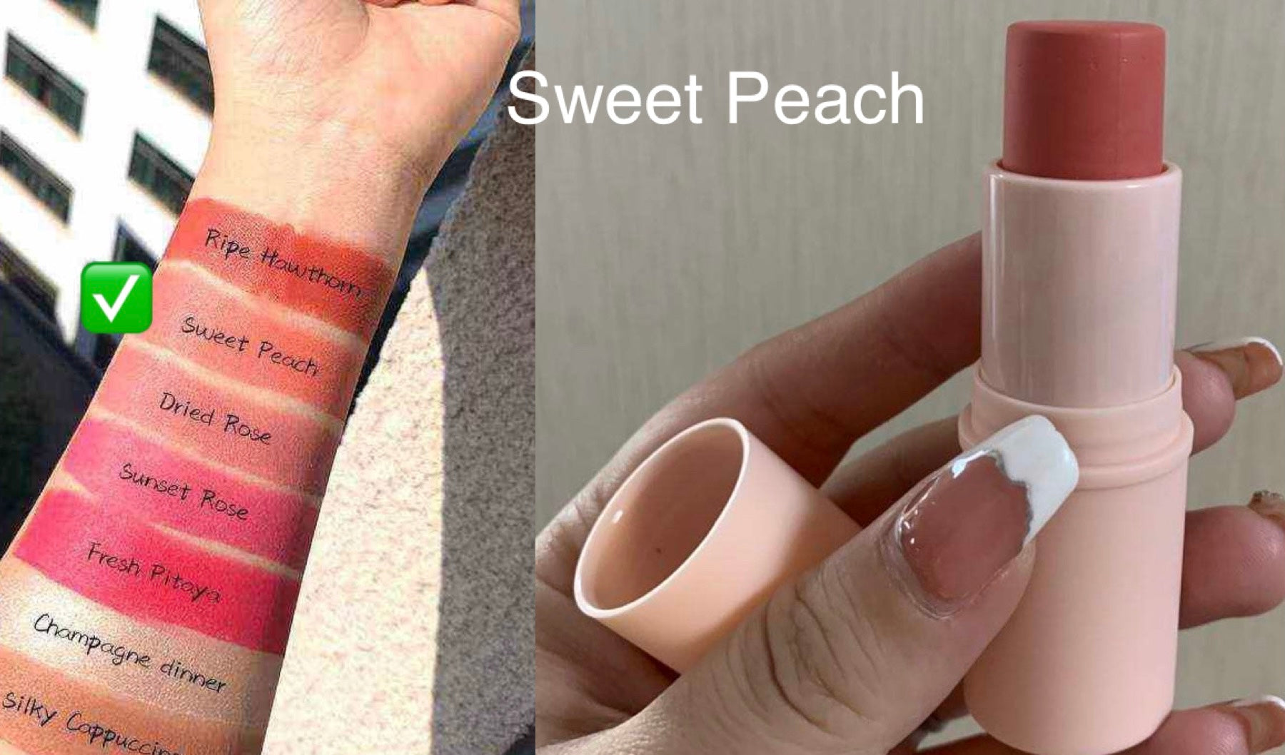 Vegan & Organic blush/ Contour stick