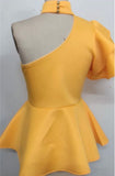 Sexy One Shoulder Blouse Top Ruffle women Plus Size