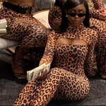 Leopard Women Long Dress