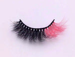 Color false lashes