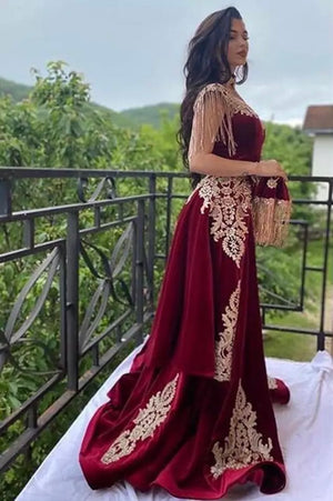 arabic mermaid dress Sevintage Arabic Mermaid Velvet Evening Dress 4Pieces Overskirt – Souad15  Boutiques