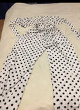 2 Piece Outfits for Women Polka Dot Knot Front Strapless