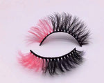 Color false lashes