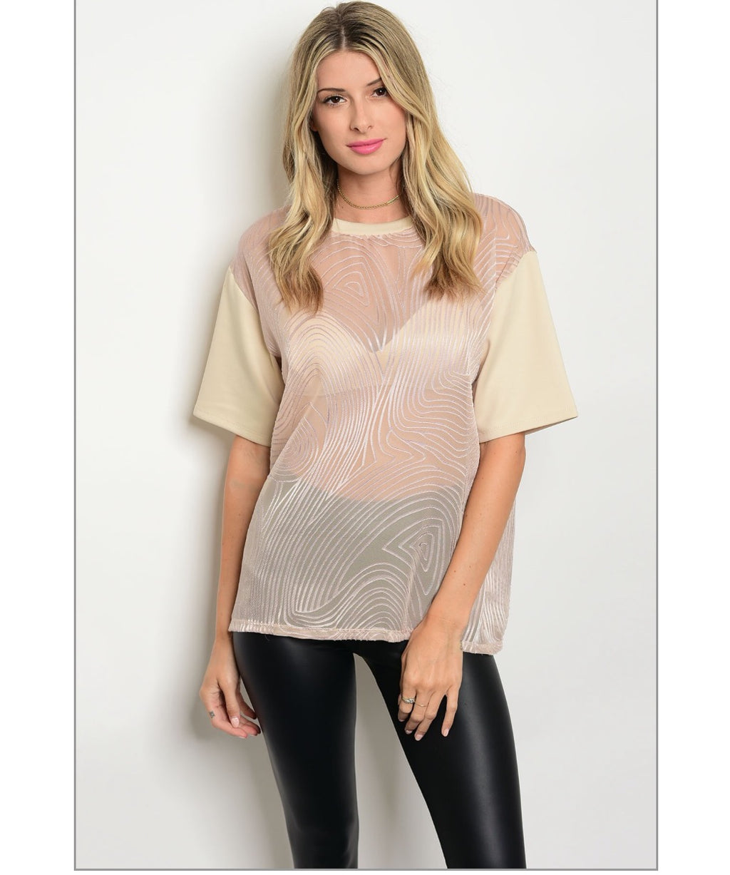 "Nova" shirt and bra top