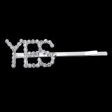 1PC Bling Letter Hairpins Headwear For Women Girls Hair Clips Pins Barrette