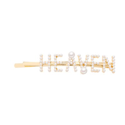 1PC Bling Letter Hairpins Headwear For Women Girls Hair Clips Pins Barrette
