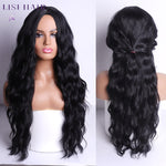 Long Water Wave Hairstyle Wigs For Women Synthetic Hair