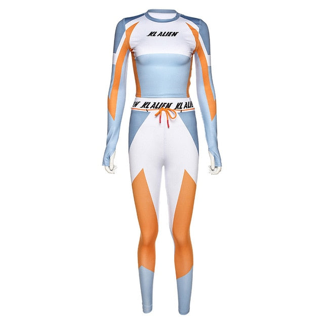 Women Fitness Two Piece Set Tracksuit