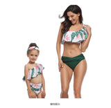 2PS Mommy and me Matching Outfits Swimsuit Summer Mother and daughter