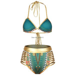 New Sexy flirtatious Swimwear Women African Mayo Bikini Set Bathing Suit