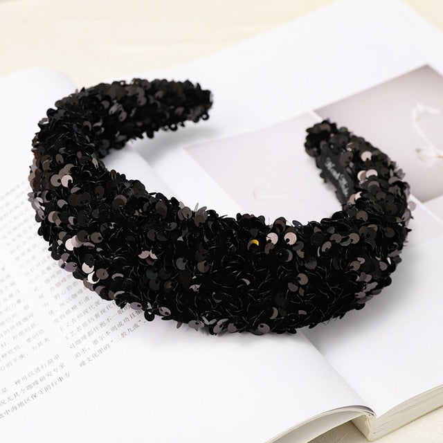 Crystal Hair Bands For Women Lady Luxury Shiny Padded Diamond Headband Hair Hoop Fashion Hair Accessories