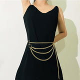 Luxury Women Chain Belts Waistbands All-match Waist Gold Silver