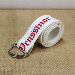 24 styles Unisex Canvas Belts Letters Printed D Ring Double Buckle Punk Waist Strap