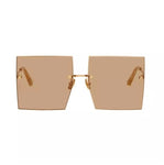 Oversized Rimless Square Sunglasses Women