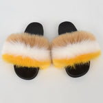 Summer Faux Fur women sandal