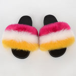 Summer Faux Fur women sandal