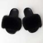 Summer Faux Fur women sandal