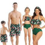 Summer Family Swimsuit Mommy and Me Clothes Father Son Mother and Daughter