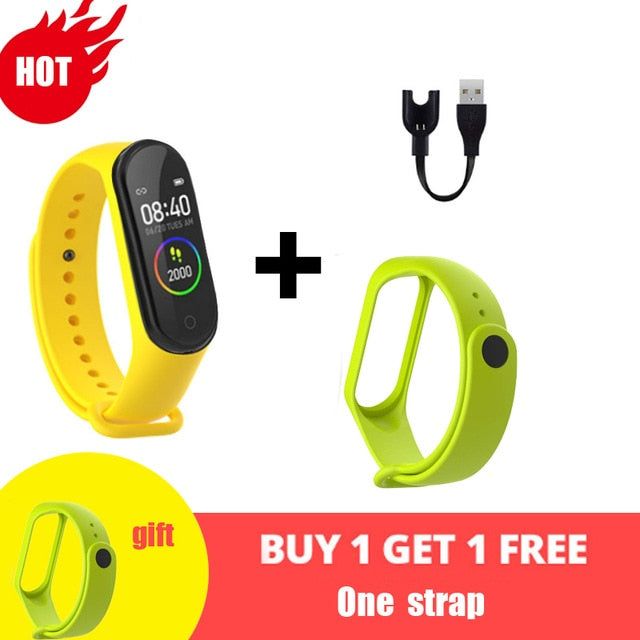 M4 Smart Silicone Watchs Sport Wristbands For Women LED Screen Fitness Traker Bluetooth Waterproof Lady Watchs Sports Brand