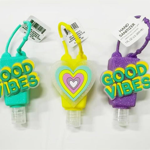 Cute Heart Silicone Mini Hand Sanitizer