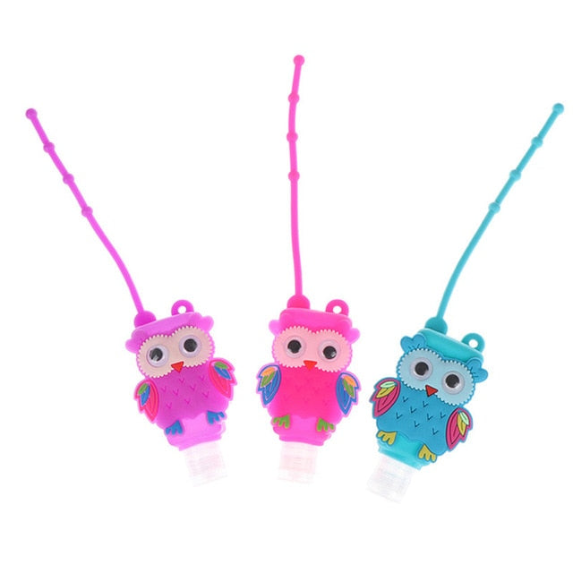 Cute Heart Silicone Mini Hand Sanitizer