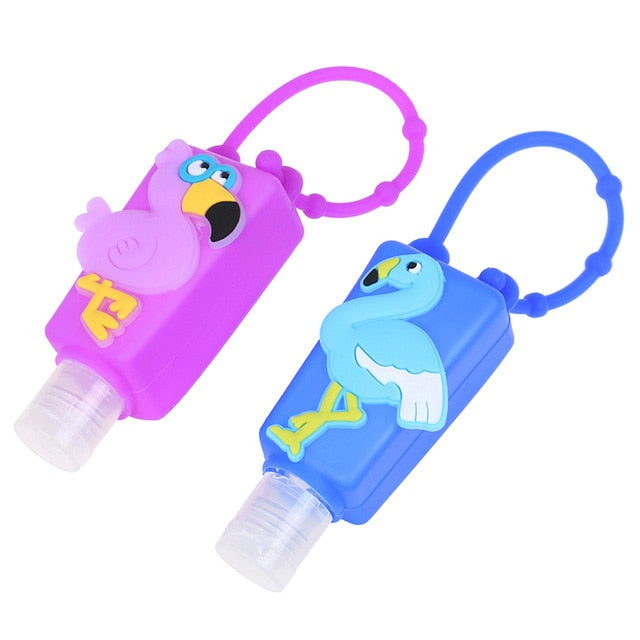 Cute Heart Silicone Mini Hand Sanitizer