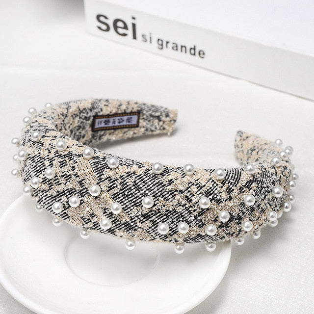 Crystal Hair Bands For Women Lady Luxury Shiny Padded Diamond Headband Hair Hoop Fashion Hair Accessories