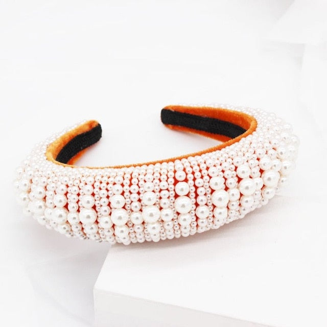 Crystal Hair Bands For Women Lady Luxury Shiny Padded Diamond Headband Hair Hoop Fashion Hair Accessories