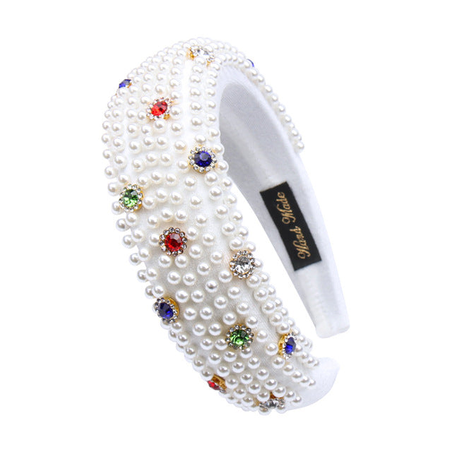 Crystal Hair Bands For Women Lady Luxury Shiny Padded Diamond Headband Hair Hoop Fashion Hair Accessories
