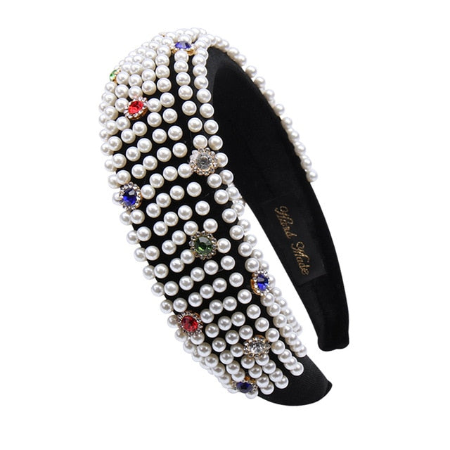 Crystal Hair Bands For Women Lady Luxury Shiny Padded Diamond Headband Hair Hoop Fashion Hair Accessories