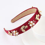 Crystal Hair Bands For Women Lady Luxury Shiny Padded Diamond Headband Hair Hoop Fashion Hair Accessories