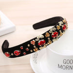 Crystal Hair Bands For Women Lady Luxury Shiny Padded Diamond Headband Hair Hoop Fashion Hair Accessories