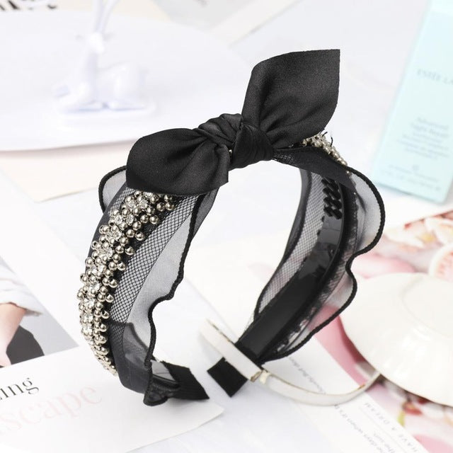 Crystal Hair Bands For Women Lady Luxury Shiny Padded Diamond Headband Hair Hoop Fashion Hair Accessories