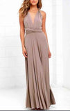 Women Multiway way wrap long maxi dress