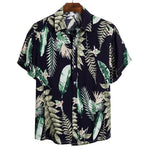 Men's Shirts Hawaï Button Wild Blouses