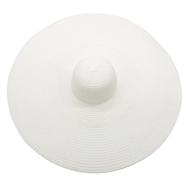 foldable women oversized hat 70cm diameter large beach hat