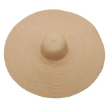 foldable women oversized hat 70cm diameter large beach hat