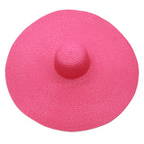 foldable women oversized hat 70cm diameter large beach hat