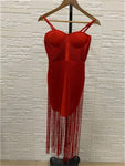 Rayon Long Bandage Evening Party dress