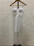 Rayon Long Bandage Evening Party dress