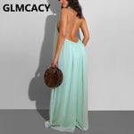 Women Chiffon Backless Loose Style