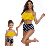 2PS Mommy and me Matching Outfits Swimsuit Summer Mother and daughter