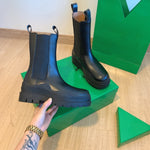 Thick Bottom Boots with Jelly Colors