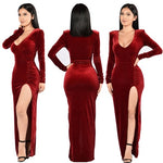 "Hot velvet" Long dress